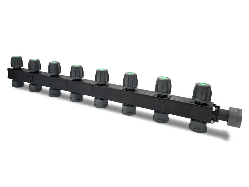 Speciale Aanbieding LEV Manifold verdeler 8- weg met kraan