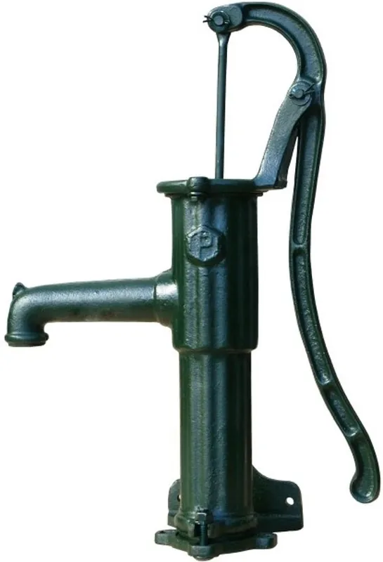 Goedkoop Handpomp NP75 met wandflens Gietijzer handzwengelpomp