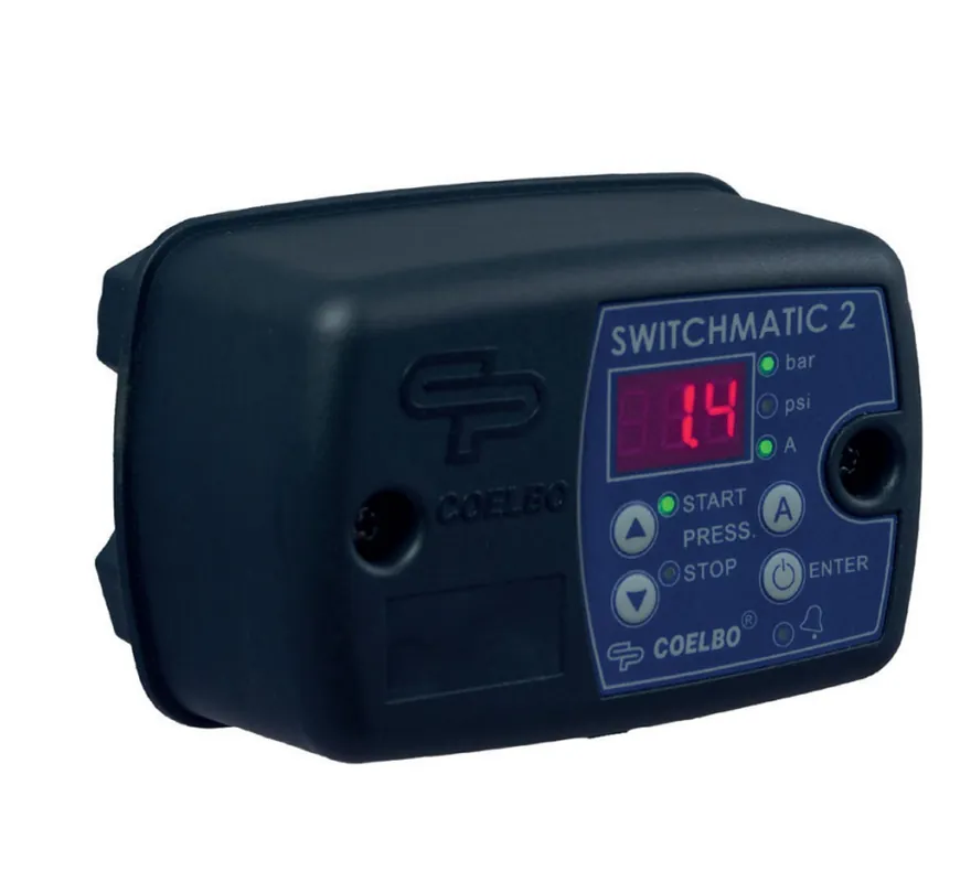 Koop Online Switchmatic 2 - 400 Volt - drukschakelaar en manometer