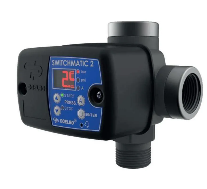 Switchmatic 2 T-kit drukschakelaar en manometer Uitverkoop