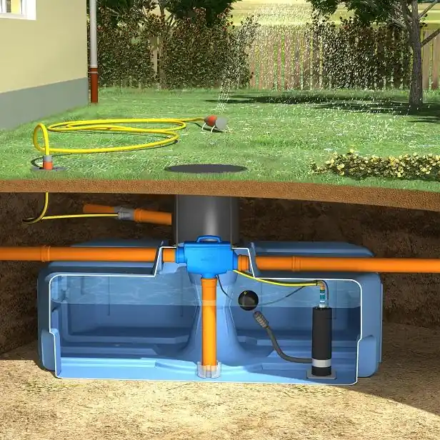 Aanbieding Regenwater hergebruiksysteem tuin - 3000 liter