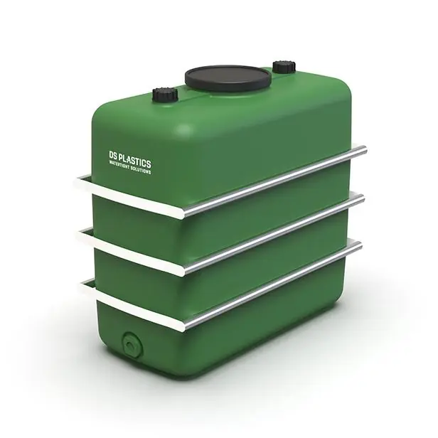 Bestel Nu Regenwatertank bovengronds met staalbanden - 1100 liter