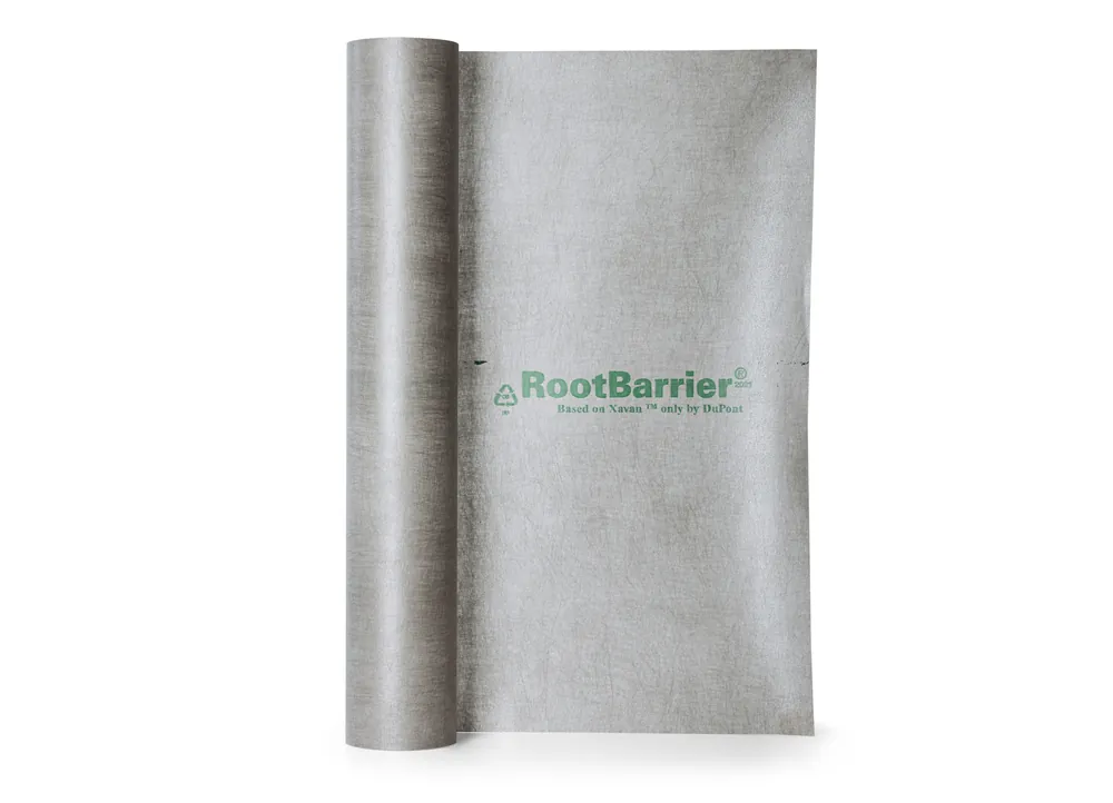 Bestel Nu RootBarrier& 174; 325 g/m² wortelwering 50 cm 10 meter rol