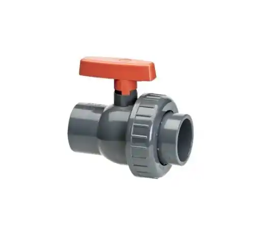 VDL PVC kogelkraan 50 mm 1 x lijm - 1 x wartel Direct Verzonden