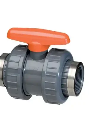 Alleen Vandaag VDL PVC kogelkraan 2 1/2" - 2 x wartel binnendraad