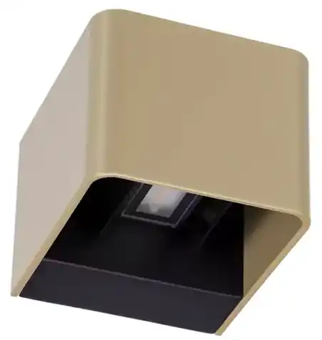 Goedkoop Sus Square Gold LED wandlamp 230V Buiten wandlamp