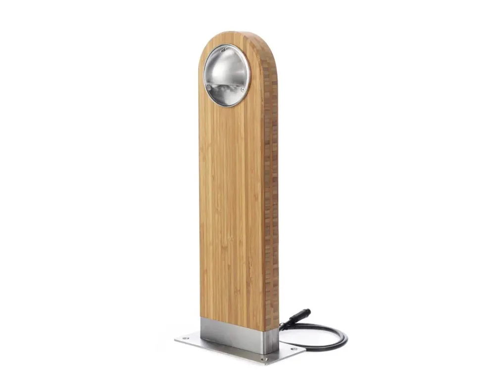 Sus Small One Bamboo RVS LED staande lamp 24V Beperkt Aanbod