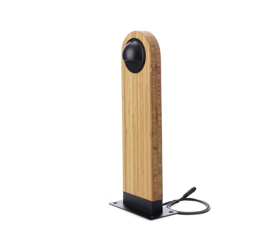 Betrouwbaar Sus Small One Bamboo Black LED staande lamp 24V