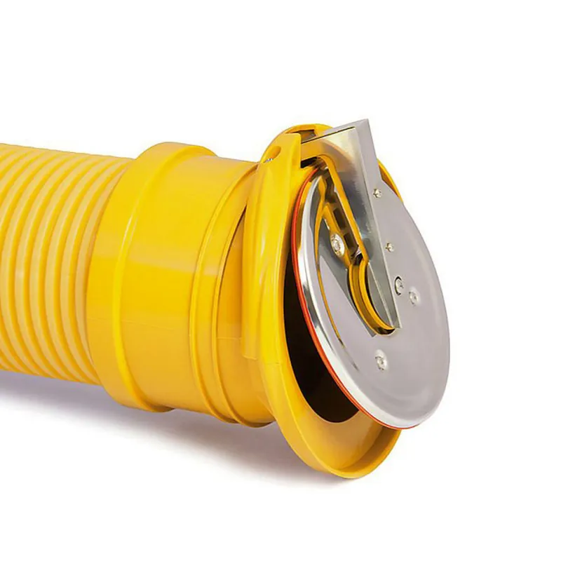 Rechtstreeks Van De Fabrikant Karmat pp eindstuk met rvs klep / Drainage 72 - 100 mm