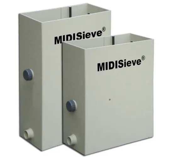 Aquaforte MIDI Sieve verhoogde zwaartekracht zeefbochtfilter Beperkte Voorraad