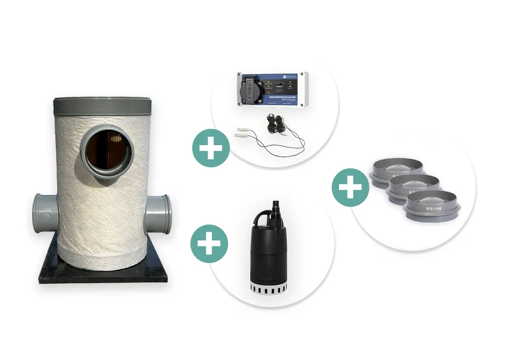 IrriTech Pompput kruipruimte met verstelbare sensoren ø 315 x 600 Meest Verkocht
