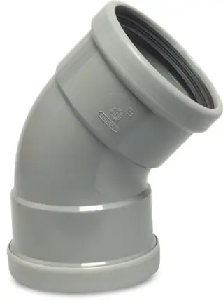 Bocht PVC MANCHET 45/125 Bestel Nu