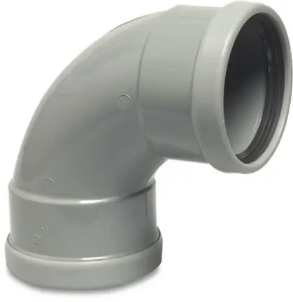 Bocht PVC MANCHET 87/125 Populair