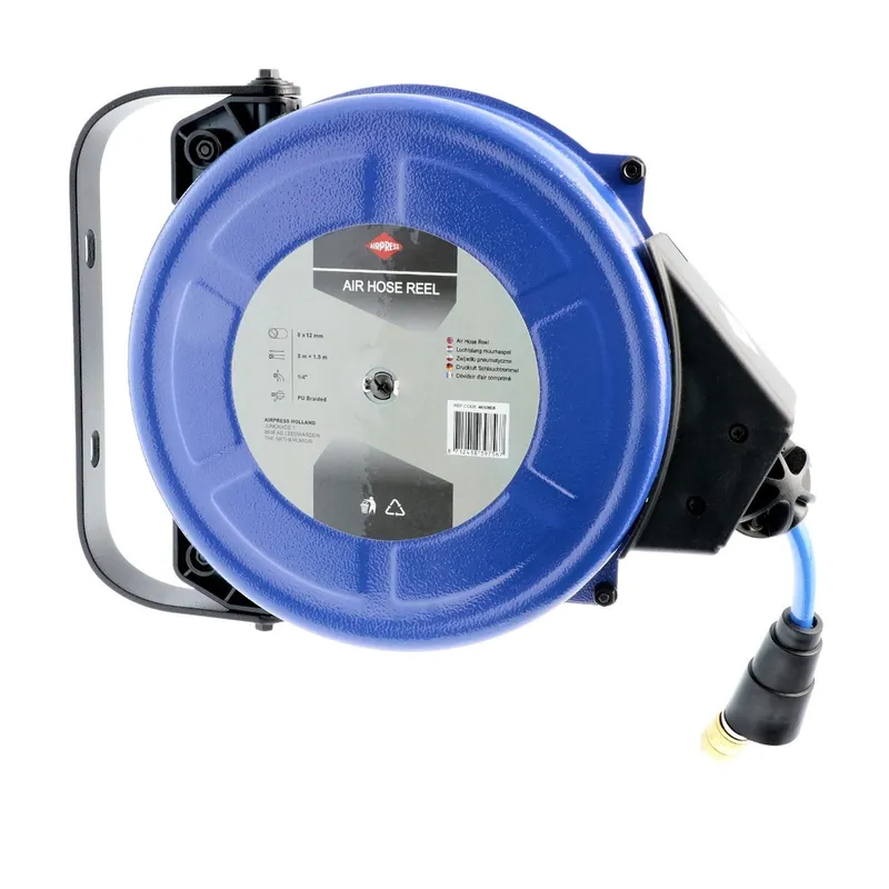 Luchtslanghaspel AUTOMATISCH 8 METER Actieprijs