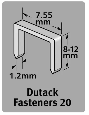DUTACK nieten 20/12 1000 STUKS Voordeelprijs