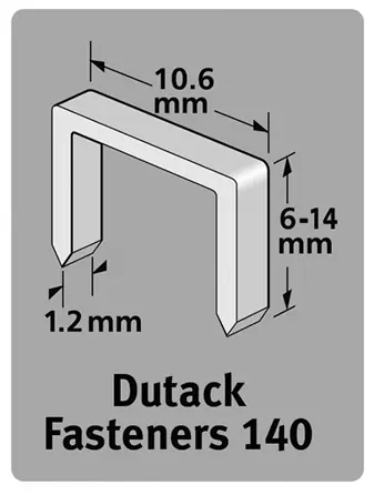 Merkproduct DUTACK nieten 140/10 1000 STUKS