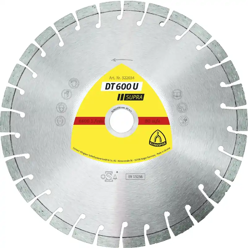 Diamantschijf DT600U 230MM Laatste Versie