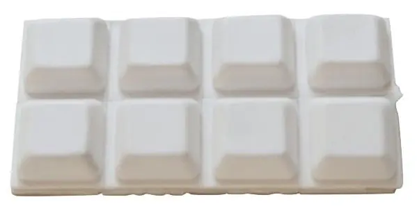 Dagaanbieding Stootdopjes WIT 18x18 mm