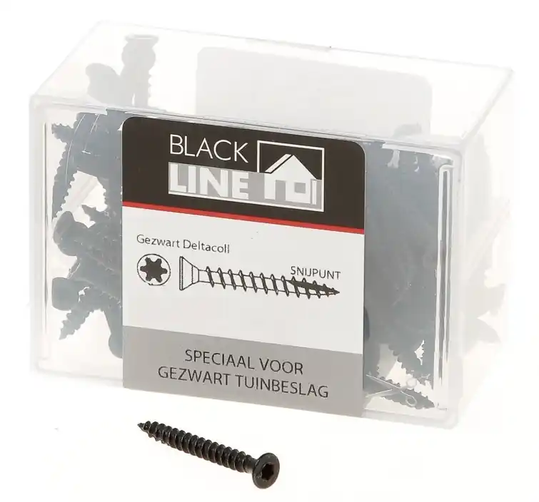 Spaanplaatschroeven ZWART 50 6.0*50 Premium