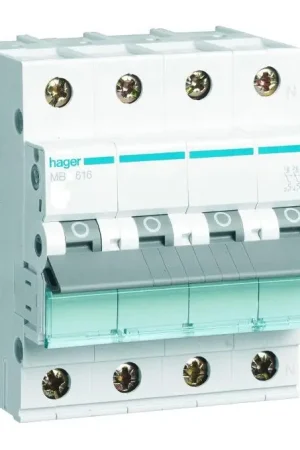 Automaat HAGER 3+1 MB616E Beperkt Aanbod