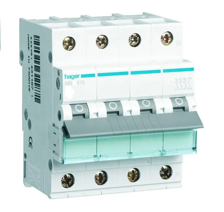 Automaat HAGER 3+1 MB616E Beperkt Aanbod