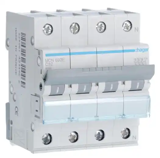 Automaat HAGER 3+1 MCN632E Gratis Retour