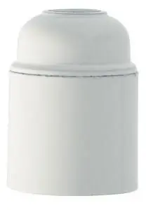 Direct Verzonden Lamphouder E-27 GLAD WIT