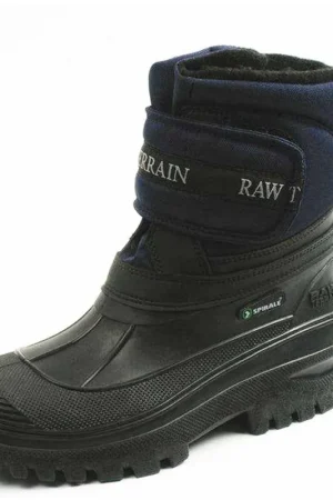 Gratis Retour Laarzen GEVOERD ZWART/BLAUW 40