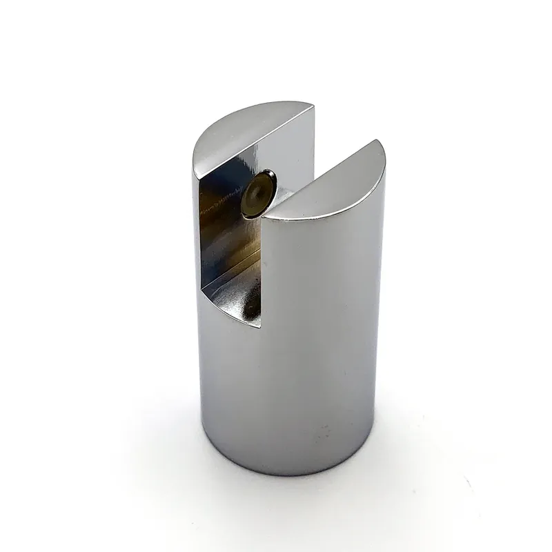 Glasbevestiging rond t.b.v. stabilisatiestang plafondmontage 6-8 mm - Chroom Aanbieding