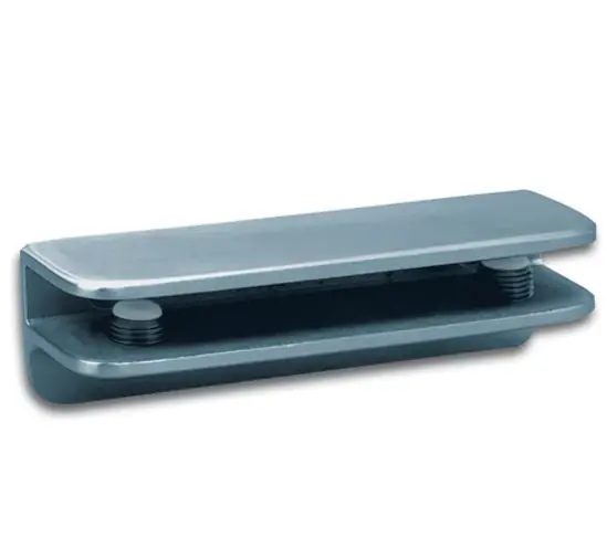 Muurbevestiging met lip voor glazen planchet - 100mm Gratis Retour