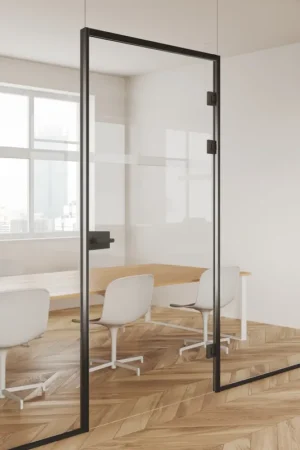 XL Deurkozijn voor glas van 2,4m² Zwart Veilige Betaling