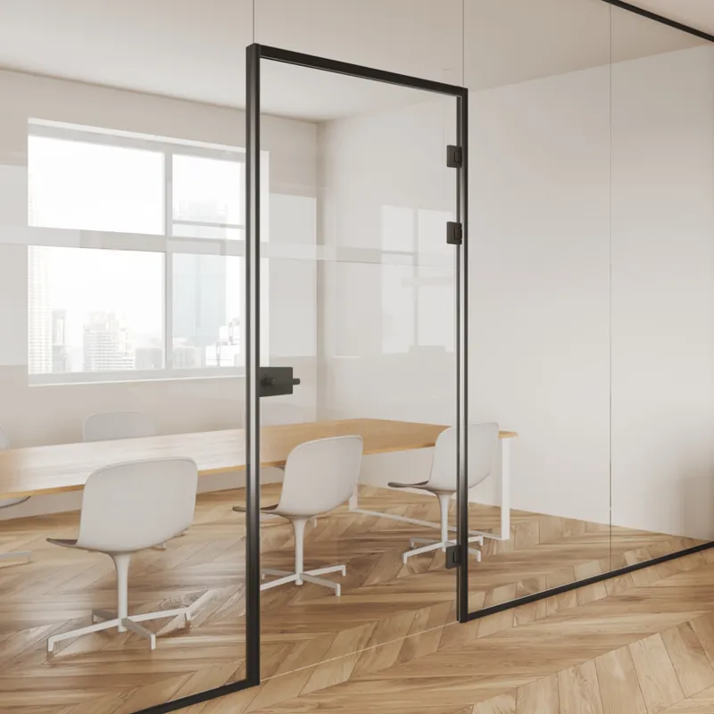 XL Deurkozijn voor glas van 2,4m² Zwart Veilige Betaling