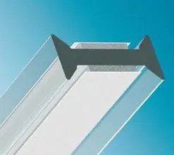 Glasverbindingsprofiel vlak 180° - 3 meter Alleen Vandaag