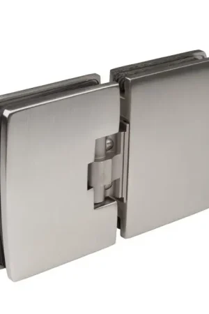 42516 glas/glas 180° dubbelwerkend scharnier - RVS Veilige Betaling