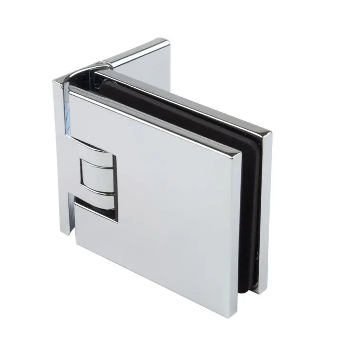 Rechtstreeks Van De Fabrikant Douchedeurscharnier Flamea wand/glas 90° - Chroom