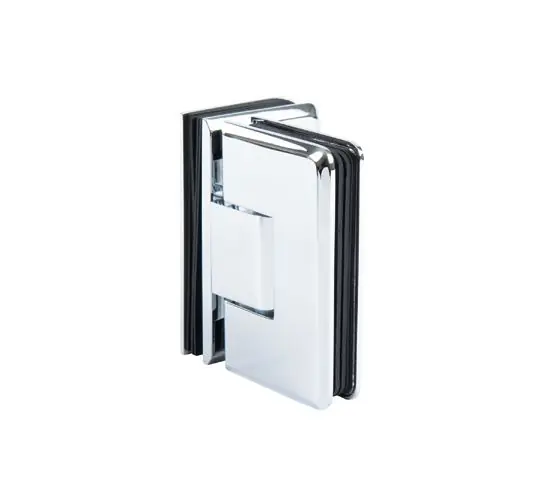 Barcelona Select glas/glas 90° enkelzijdig - Chroom Betrouwbaar