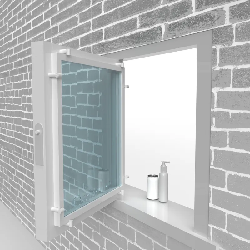 Aluminium voorzetraam 44.1 enkel glas gelaagd Express Levering