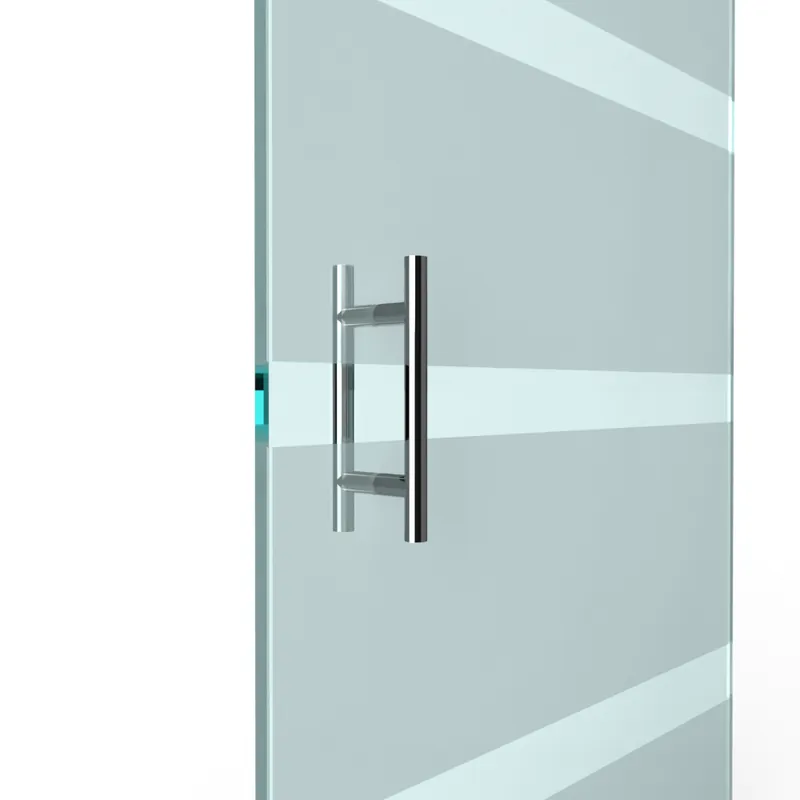 T-greep voor glazen deur ø 25mm - L 300x200mm - chroom Koop Online