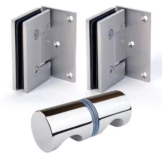 Merkproduct Douchedeur beslagset Porto Select 90º (instelbaar) eenzijdig met knop
