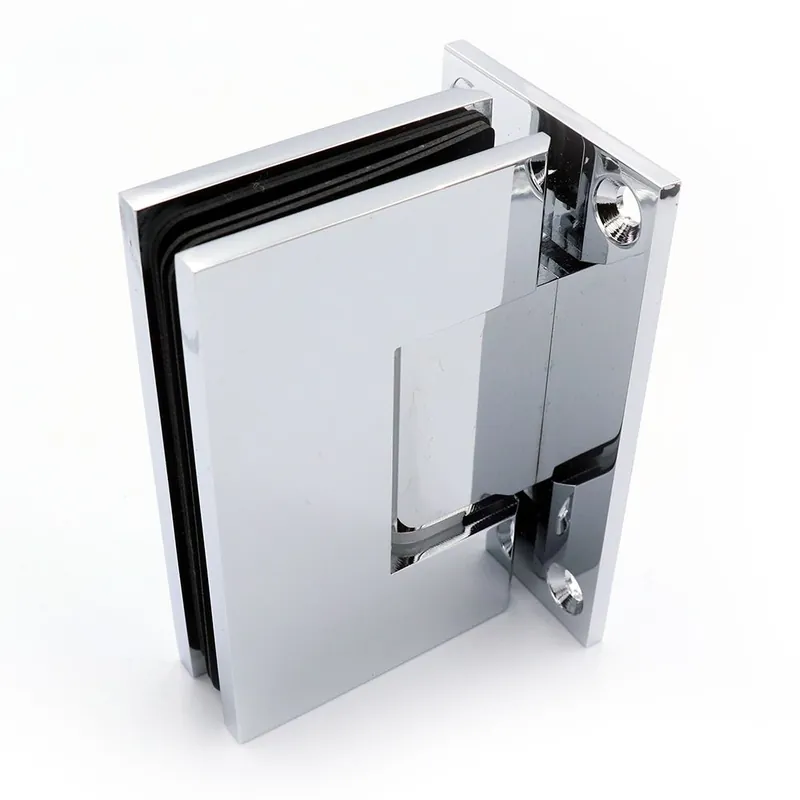 Porto Select glas/wand 90° tweezijdig scharnier - Chroom Actieprijs