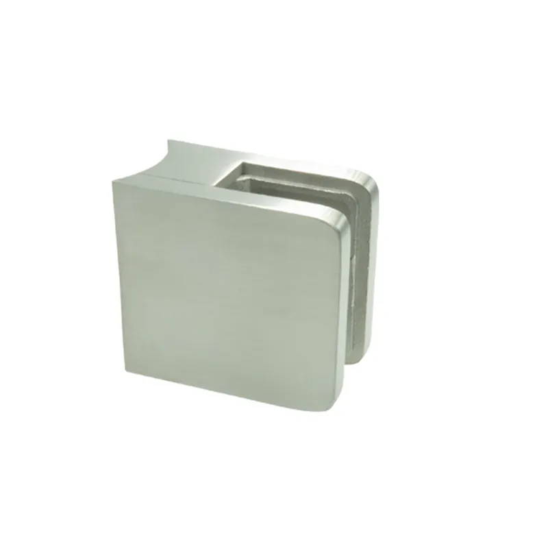Balustrade glasklem 8 mm 45 x 45 mm (ronde buis) Snelle Levering