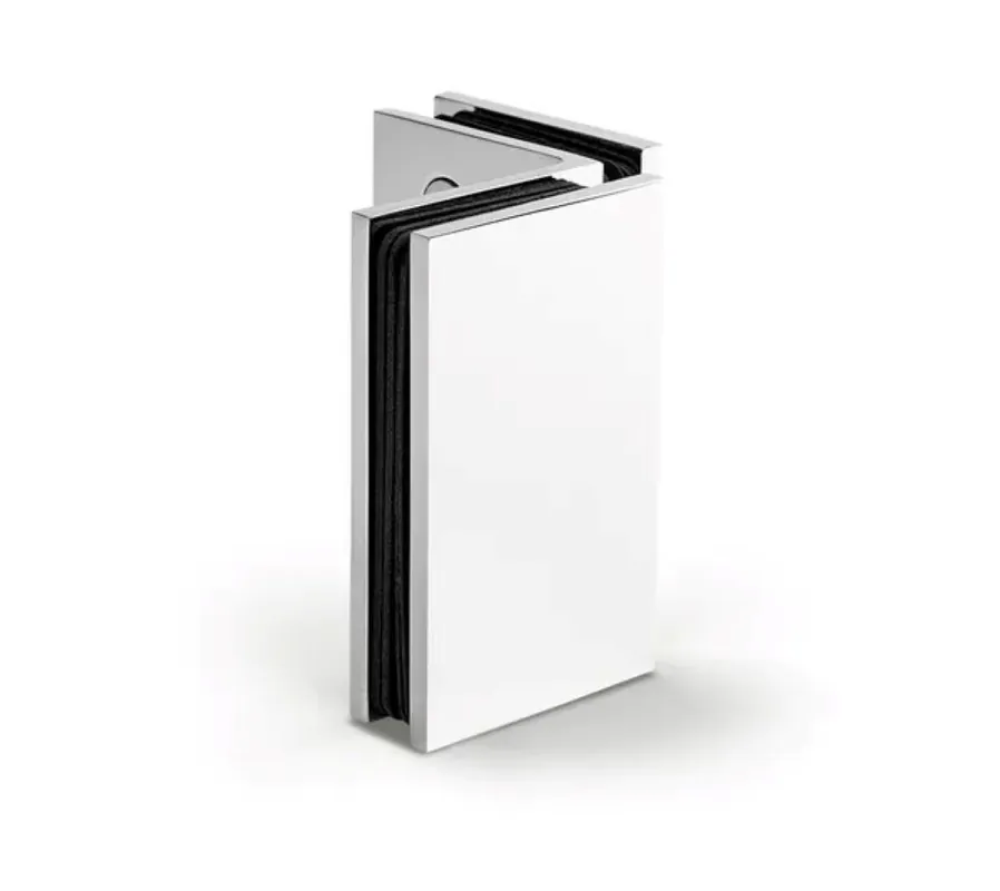 Bestseller Glasklem Porto select 90° glas/glas - Chroom
