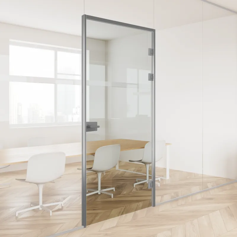 Glazen deur met deurkozijn XL 2,4m² - Aluminium Goedkoop