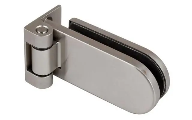 Must-Have 13200-PS glas/wand 90° enkelwerkend scharnier - Aluminium geanodiseerd