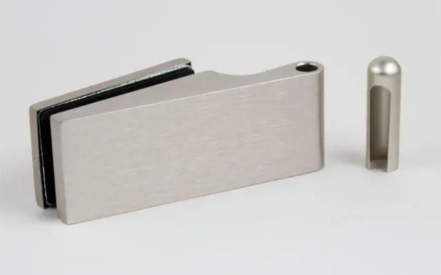 Laatste Versie 13160-PS glas/wand 90° enkelwerkend scharnier - Aluminium Geanodiseerd