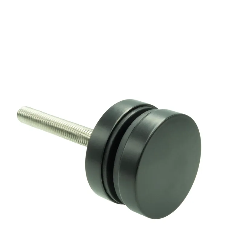 Glasadapter rond - 50 mm - Zwart Op = Op