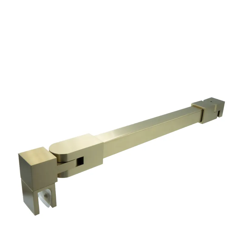 Aanbieding Stabilisatiestang set vierkant glas/wand 500 mm - Goud