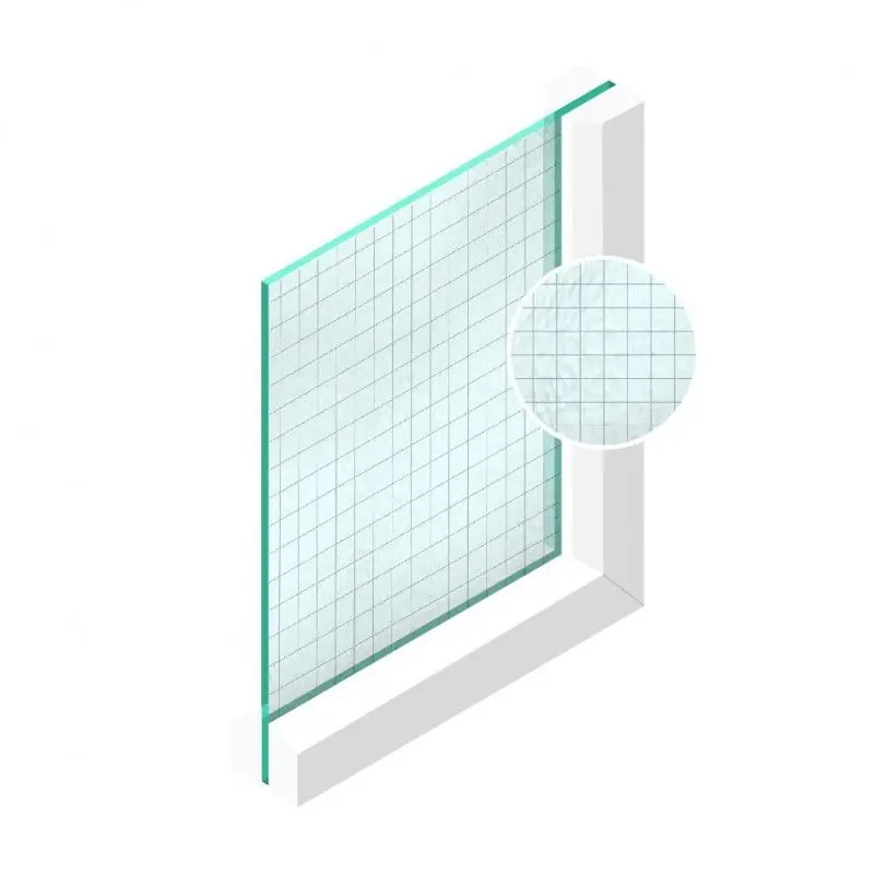 Actieprijs Spoedglas Draadglas Engels 6 mm