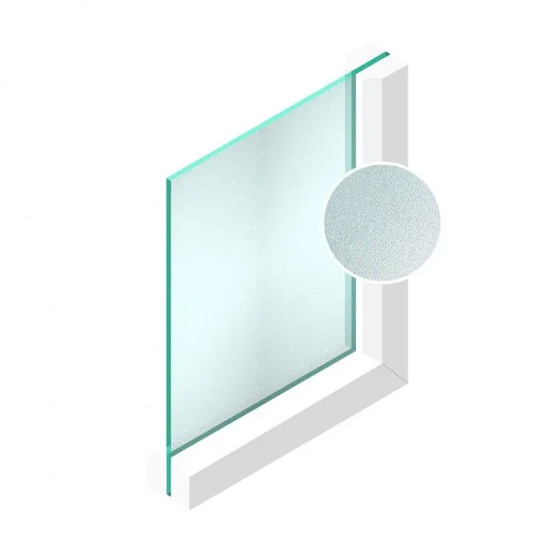 Spoedglas Crepi blank 4 mm Hoge Kwaliteit