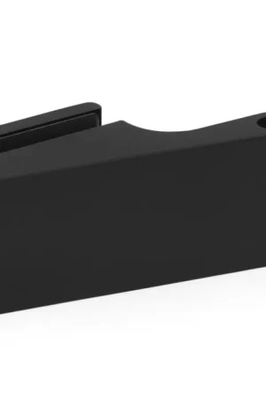 13260 - PS glas/wand 90° enkelwerkend scharnier - Zwart Hoge Kwaliteit
